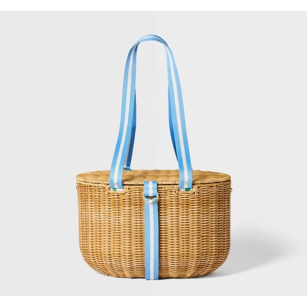 Roller Rabbit x Target Woven Picnic Basket